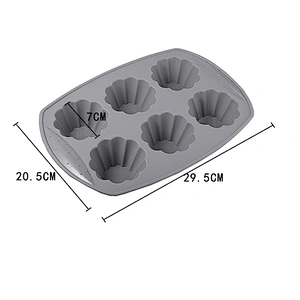 Cake baking Mold Bread Baking Tray Silicone Muffin Pan
